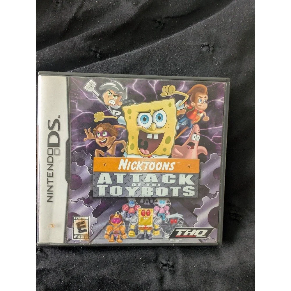 FREE SHIPPING Nicktoons: Attack of the Toybots ~ (Nintendo DS) VG CIB W/ MANUAL